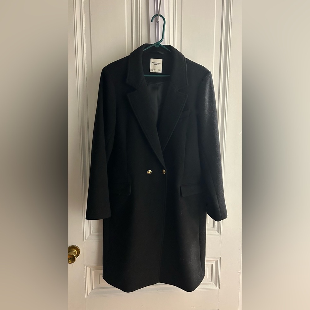 Abercrombie | Tailored Wool-Blend Dad Coat